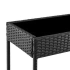 Manhattan Comfort Noli Modern Patio 4-Person Conversation 4-Piec Set with Coffee Table - Black/Grey-10