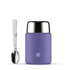 Minimal Inuslated Food Jar - 500 ml - Lavender-Made of food grade stainless steel 18/8 in & out