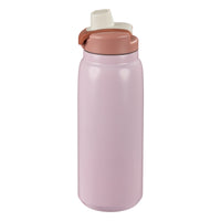 General Supply Goods + Co Stainless Steel Water Bottle - 800 ml - Blush-Double wall stainless steel construction for temperature retention.Keeps drinks hot or cold for 12 hours or more
