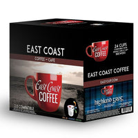 East Coast Coffee Highland Grog Hazelnut Flavour K-Cup Pods - 24 Pack-24 cups per box