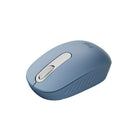 Logitech M196 Portable Wireless Bluetooth Mouse - Blue & Grey-Comfortable, Travel-Ready Design: This Bluetooth travel mouse is lightweight and fits in any bag: its contoured, ambidextrous shape is comfortable for both left and right hands