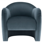 Modway Compose Performance Velvet Accent Chair - Cadet Blue-Arrives Fully Assembled