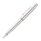 A.T. Cross Coventry Polished Chrome Ballpoint Pen - Medium - Black Ink-Black ink ballpoint pen