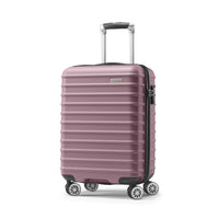 Samsonite Lite Drift Spinner Carry-On - Rose Gold-Mounted TSA-approved lock provides added security for your belongings