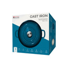 Maxwell & Williams Cast Iron - Midnight Blue - Round Casserole - 37cm-Even Heat Distribution
