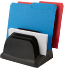 Storex Desk Sorter - Black-Eco-friendly design helps minimize its impact to environment