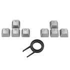 Cougar Metal Keycaps 8-Pieces Set for Mechanical Keyboards-Unique design: The translucent characters will allow you to enjoy your keyboard’s backlight