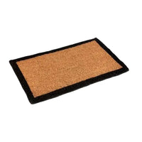Floor Choice FC10 Coir Doormat - 18" x 30" - Corners-Corner-graphic design adds a clean and modern visual effect