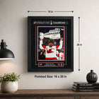 Frameworth Seth Jarvis 16" H x 20" W Replica Signature Frame Carolina Hurricanes 2026 Stanley Cup Champions - Officially Licensed NHL/NHLPA-7