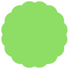 JAM Paper Standard Label Rolls - Scallop Shaped - 1 5/8 x 1 5/8 - Neon Green - 125 Labels/Roll-Size: Scallop Shaped ( 1 5/8 x 1 5/8 Inches ) | Printer friendly labels are easy to create and customize.