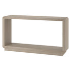 Hudson&Canal Lonni 55" Rectangular Console Table - Alder White-Tabletop and lower shelf feature a weight capacity each of 50 lbs