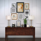 Hudson&Canal Rowan 28" Tall Table Lamp with Fabric Shade - Antique Brass/White-Includes a 6 ft. cord with rotary socket switch