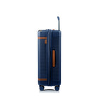 Champs Vintage III 3-Piece Hardside Luggage Set - Expandable - Navy-USB charging port on 20" case