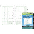 Day-Timer 2026 Dated Refill 2-Pages/Month Desk - 8-1/2" H x 5-1/2" W - Bilingual-12 months tabbed: January 2026 - December 2026