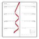 Letts 2026 Woodland Week-to-View Planner - Embossed Cover - 6-7/8" x 3-1/8" - Navy - Multilingual -Semi-flexible, soft-touch cover with an embossed design