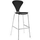 Modway Passage Dining Bar Stool - Black-Mid-Century Styled Bar Stool