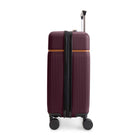 Bugatti Cannes Collection 21.5" Hardside Carry-on Luggage - Fig-Reinforced top handle with PU trim