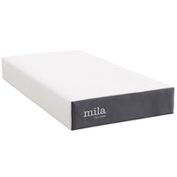 Modway Mila 10" Twin Mattress-Breathable Stretch Knit Cover