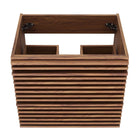 Modway Render 24" Wall-Mount Bathroom Vanity Cabinet - Walnut-8