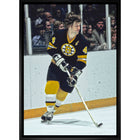 Bobby Orr Boston Bruins Skating with Puck - Framed Canvas - 22" x 31"-Premium canvas print with gallery-wrapped edges