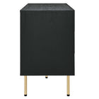Modway Chaucer 6-Drawer Compact Dresser - Black-Adjustable Feet