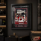 Frameworth Nikolaj Ehlers 16" H x 20" W Replica Signature Frame Carolina Hurricanes 2026 Stanley Cup Champions - Officially Licensed NHL/NHLPA-FINISHED SIZE 16" x 20": Vertical framed display sized for living rooms, offices, fan caves, and sports rooms