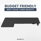 MotionGrey Ergo2 Pro Adjustable Left L-Shaped Standing Desk with Memory Settings - 63" x 43" - Black Top - Black Frame-7