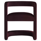 Modway Winslow Performance Velvet Barrel Accent Chair - Mulberry-8