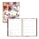 Blueline Monthly Planner - 9-1/4" H x 7"-1/4" W - Floral Design - Bilingual-17 Months, August to December