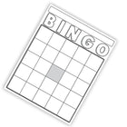 Hygloss Blank Bingo Cards - White - 7-1/2" x 8-3/4" - 36 Cards-Contains 36 cards