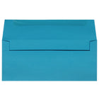JAM Paper #10 Business Envelopes, 4 1/8 x 9.5, Brite Hue Blue Recycled, 500 Pack (15861H)-Blue recycled paper envelope