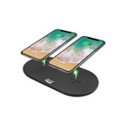 Adesso Dual 15W Qi Wireless Fast Charging Pad-Fast 15W wireless charging with overcharge protection