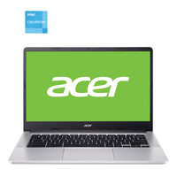 Acer Chromebook 314 - 14" Full HD Display with 3 months of Google AI Pro - Intel Celeron N4500 - 64 GB eMMC - 4 GB RAM - Chrome OS - Pure Silver-Intel Celeron N4000 Dual-Core Processor (Up to 2.6GHz)