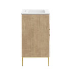 Modway Awaken 24" Bathroom Vanity - Oak/White-Ceramic Basin