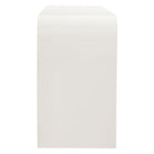 Modway Waterflute 68" Fluted TV Stand - White Matte-Non-Marking Adjustable Levelers