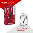 uni-ball Erasable Gel Pens - 0.7mm - Black - 12 Pack-0.7mm Medium Point