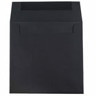 JAM Paper Square Invitation Envelopes - 9 x 9 - Black Linen - 25 Pack-Unique square shape will make your mail stand out!
