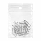 KL Rubber Resealable Polyethylene Bag with Hang Hole - 2 Mil - 1.75" x 2” - 1000 Pack-6
