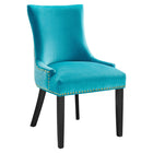 Modway Marquis Performance Velvet Dining Chairs - Blue - 2 Pack-Stain-Resistant Performance Velvet