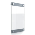 Quartet Infinity Customizable Glass Board, 11" x 17", Clear (3413899241)-Create unique displays, charts and more with a personalized Quartet board. The tempered glass surface is easy to clean in between uses and it resists stains and ghosting with superior erasablity. Durable, tempered glass is designed for long-term performance.