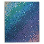 Staples 1" 3-Ring Binder - Pixels-3 round ring closure