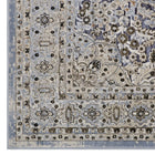 Modway Elqenna Ornate Vintage Floral Turkish Area Rug - 5 ft W x 8 ft L - Blue/Cream-Stain Resistant / Easy To Clean
