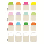 Avery Ultra Writable Mini Tabs - 1" x 1½" Repositionable Two Sided - Pastel Colour - 80 Pack-Dimensions: 1" x 1½"