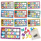 Headu Montessori Touch Bingo Letters & Words - Set of 133-Learn to write