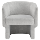 Modway Muse Boucle Fabric Barrel Accent Chair - Newsprint-7