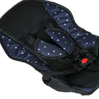 Qaba 6-in-1 Kids Tricycle with Removable Handlebar and Canopy - Navy Blue-Robust EVA wheels provide a smooth and quiet ride 