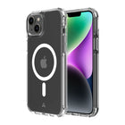 AXS PROShield Plus MagSafe Compatible Drop-tested Clear Case for Apple iPhone 14 Plus - Clear/Frosted-Anti-UV material offers a crystal clear design