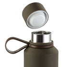 Gry Mattr Soft Touch Water bottle - Khaki-Screw-top lid for a secure seal