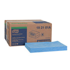 Tork Universal Cuisine Foodservice Wipe - 1-Ply - 1/4 Fold - Blue/White - 240 Wipes-Ideal for cleaning, degreasing and sanitizing in restaurants, kitchens and foodservice establishments