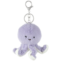 Merangue Octopus Puff Keychain-Easy to attach to bags, backpacks, or keyrings